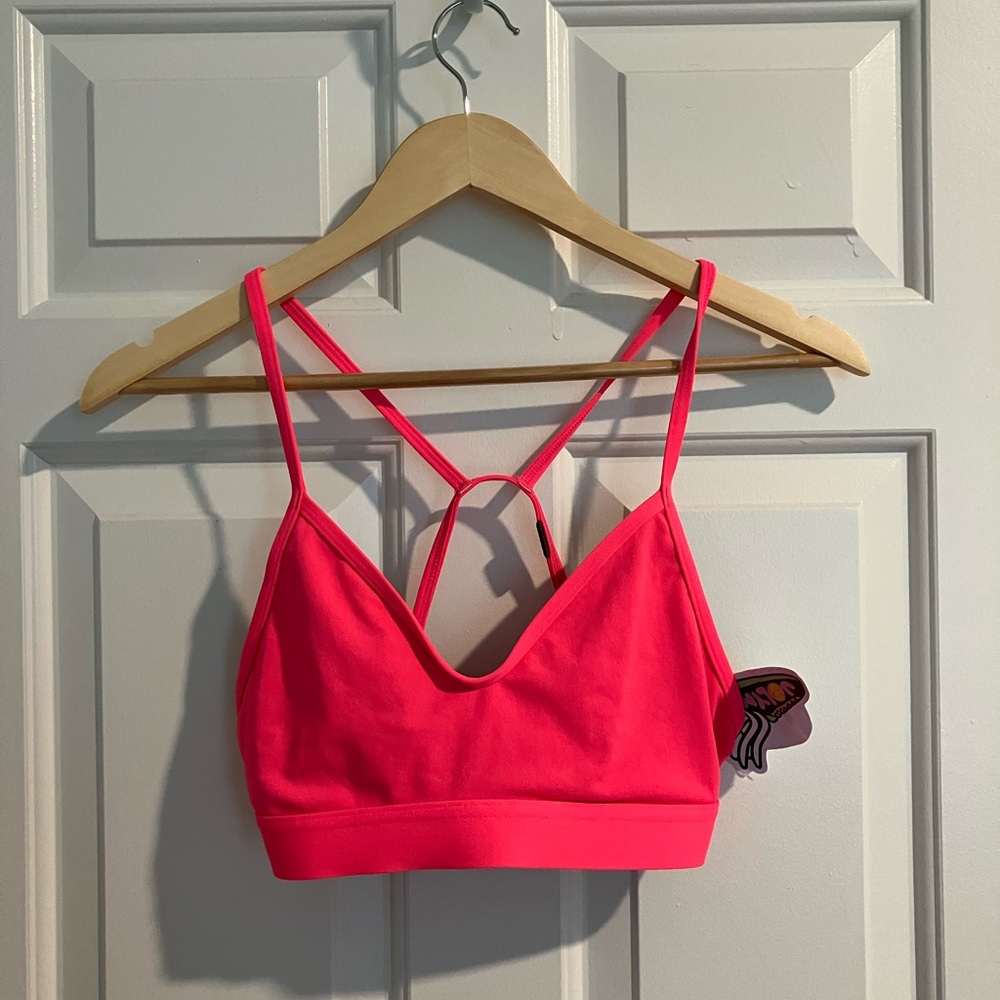 Jolyn Clothing Pink Swim Bikini Top